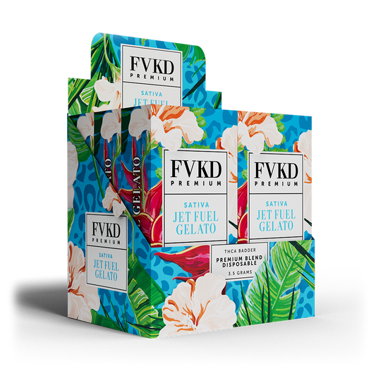 FVKD Jet Fuel Gelato Strain Vape